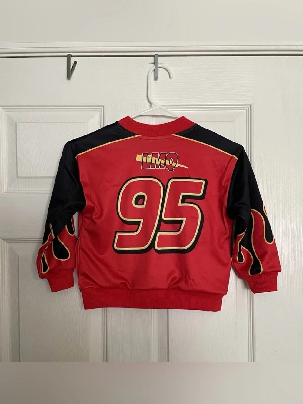 NWT Disney Pixar Cars 4T Size Rust-eze Lightning McQueen Red Kids Racing Jacket